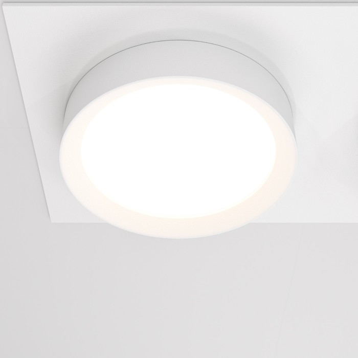 Светильник встраиваемый Technical DL086-02-GX53-SQ-W, 2х15Вт, 22х11х4,5 см, GX53, цвет белый - фото 1908080424