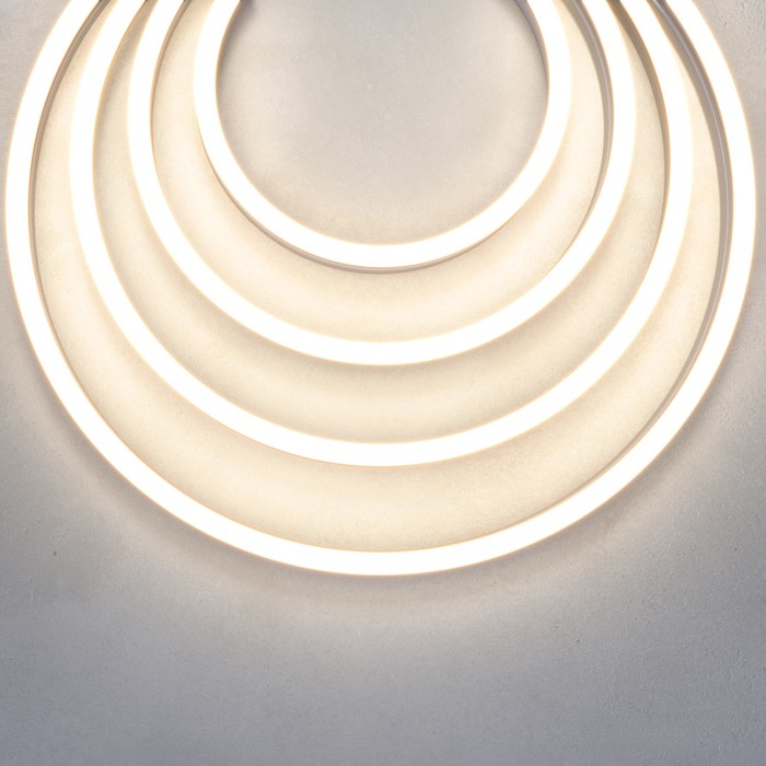 Гибкий неон Led Strip, IP67, 9.6Вт/м, LED, 3000К, свечение тёплое белое - Фото 1