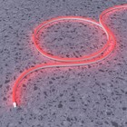 Гибкий неон Led Strip, IP67, 9.6Вт/м, LED, свечение красное - Фото 3