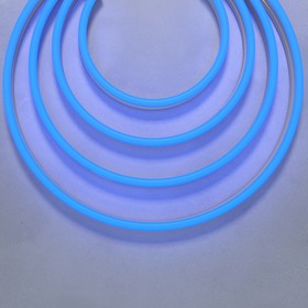 Гибкий неон Led Strip, IP67, 9.6Вт/м, LED, свечение синее