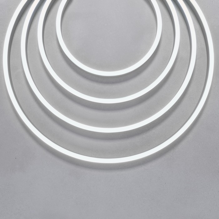 Гибкий неон Led Strip, IP67, 9.6Вт/м, LED, 6000К, свечение холодное белое