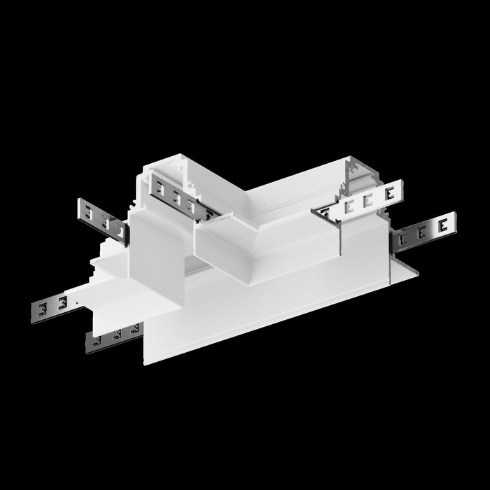 Коннектор Т-образный для встраиваемой трековой системы Technical TRA010CT-42W, 23,9х23,9х5,35 см, цвет белый - фото 1909548948