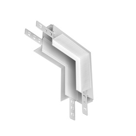 Коннектор угловой внутренний Exility встраиваемый под ГКЛ 9,5 мм, белый