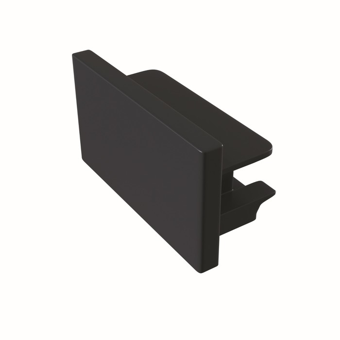 Заглушка торцевая для накладной трековой системы Technical TRA001EC-11B, 3,8х2,3х2,3 см, цвет чёрный - Фото 1