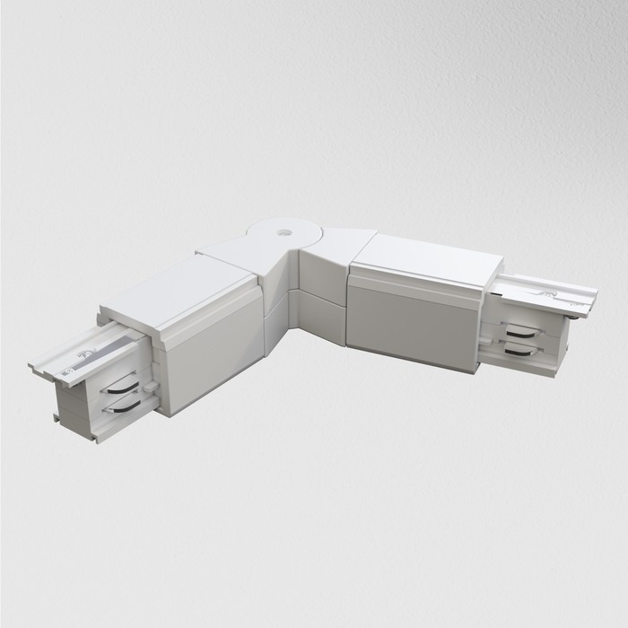 Коннектор поворотный шарнирный для накладной трековой системы Technical TRA005CS-31W, 22,5х3,2х3,3 см, цвет белый - фото 1928537834