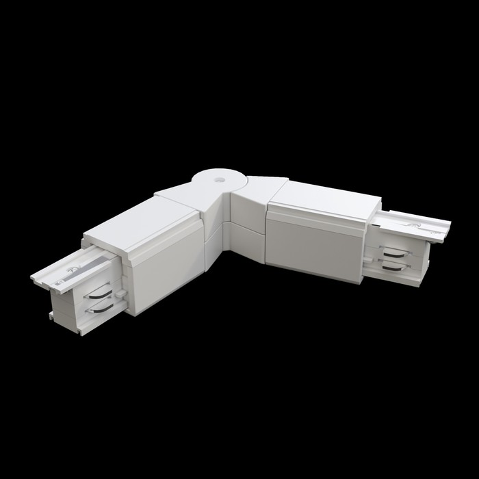 Коннектор поворотный шарнирный для накладной трековой системы Technical TRA005CS-31W, 22,5х3,2х3,3 см, цвет белый - фото 1928537835