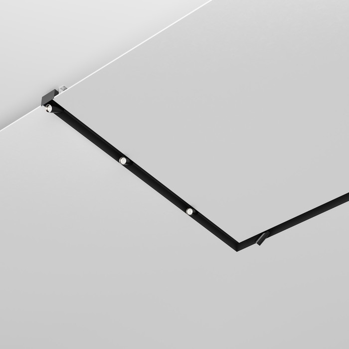 Алюминиевый профиль ниши скрытого монтажа для ГКЛ потолка Technical ALM-11681-PL-B-2M, 200х11,6х8,1 см, цвет чёрный - фото 1928538099