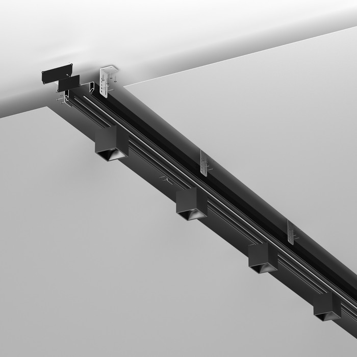 Алюминиевый профиль ниши скрытого монтажа в натяжной потолок Technical ALM-9940-SC-B-2M, 200х9,9х4 см, цвет чёрный - фото 1909549720