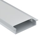 Алюминиевый профиль встраиваемый Led Strip ALM003S-2M, 200х3,04х0,6 см, цвет серебро - фото 297435275