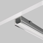 Алюминиевый профиль накладной Led Strip ALM005S-2M, 200х1,6х1,2 см, цвет серебро - фото 4254734