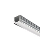 Алюминиевый профиль накладной Led Strip ALM005S-2M, 200х1,6х1,2 см, цвет серебро - Фото 3