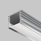 Алюминиевый профиль накладной Led Strip ALM005S-2M, 200х1,6х1,2 см, цвет серебро - Фото 4