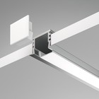Алюминиевый профиль встраиваемый Led Strip ALM006S-2M, 200х2,2х1,2 см, цвет серебро - Фото 2