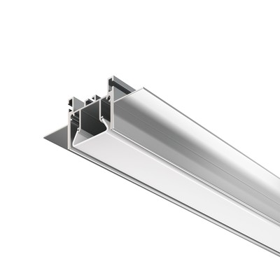 Алюминиевый профиль для натяжного потолка Led Strip ALM014S-2M, 200х7,22х3,42 см, цвет серебро