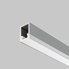 Алюминиевый профиль накладной Led Strip ALM-0809-S-2M, 200х0,78х0,9 см, цвет серебро - Фото 2
