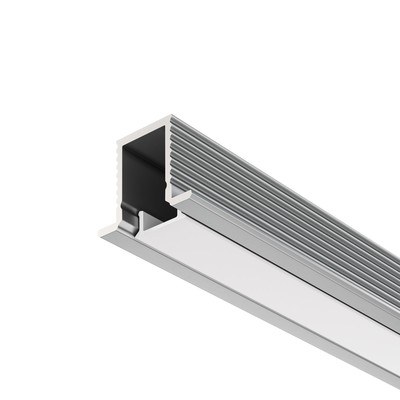 Алюминиевый профиль встраиваемый Led Strip ALM-1209-S-2M, 200х1,24х0,9 см, цвет серебро