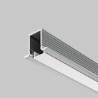 Алюминиевый профиль встраиваемый Led Strip ALM-1209-S-2M, 200х1,24х0,9 см, цвет серебро - Фото 2