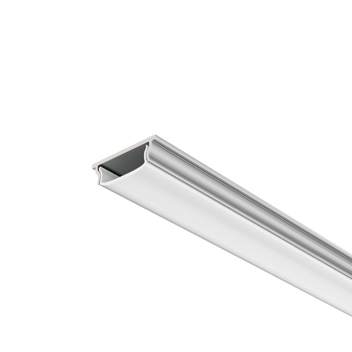 Алюминиевый профиль накладной Led Strip ALM-1806-S-2M, 200х1,8х0,6 см, цвет серебро - Фото 1