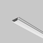 Алюминиевый профиль накладной Led Strip ALM-1806-S-2M, 200х1,8х0,6 см, цвет серебро - Фото 2