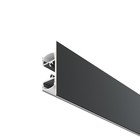 Алюминиевый профиль накладной Led Strip ALM-1848-B-2M, 200х4,83х1,8 см, цвет чёрный - фото 4254856
