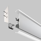 Алюминиевый профиль накладной Led Strip ALM-1848-S-2M, 200х4,83х1,8 см, цвет серебро - Фото 4