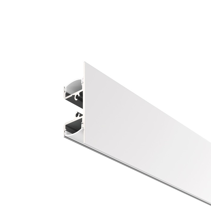 Алюминиевый профиль накладной Led Strip ALM-1848-W-2M, 200х4,83х1,8 см, цвет белый - Фото 1