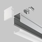Алюминиевый профиль накладной Led Strip ALM-2020-S-2M, 200х2х2 см, цвет серебро - Фото 4