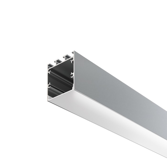 Алюминиевый профиль подвесной-накладной Led Strip ALM-3535B-S-2M, 200х3,5х3,5 см, цвет серебро - Фото 1