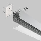 Алюминиевый профиль подвесной-накладной Led Strip ALM-3535B-S-2M, 200х3,5х3,5 см, цвет серебро - Фото 6