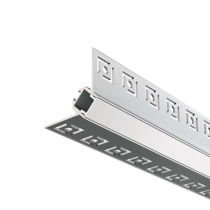 Алюминиевый профиль скрытого монтажа Led Strip ALM-5022-S-2M, 200х5х2,2 см, цвет серебро
