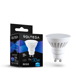 Лампа Voltega 7073, 10Вт, 5х5х5,6 см, GU10, 820Лм, 4000К, цвет матовый