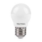 Лампа Voltega 8455, 10Вт, 4,5х4,5х8 см, E27, 880Лм, 2800К, цвет матовый - Фото 1