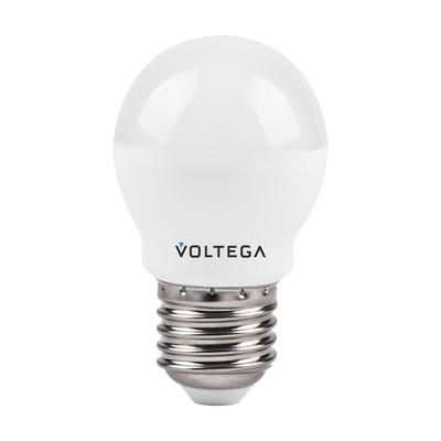 Лампа Voltega 8455, 10Вт, 4,5х4,5х8 см, E27, 880Лм, 2800К, цвет матовый