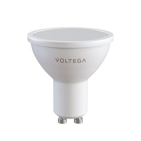 Лампа Voltega 8458, 6Вт, 5х5х5,6 см, GU10, 600Лм, 4000К, цвет матовый