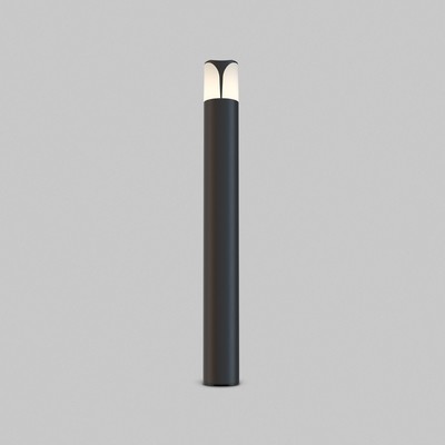 Светильник ландшафтный Outdoor O018FL-01B, 1х23Вт, 9х9х80 см, E27, цвет чёрный