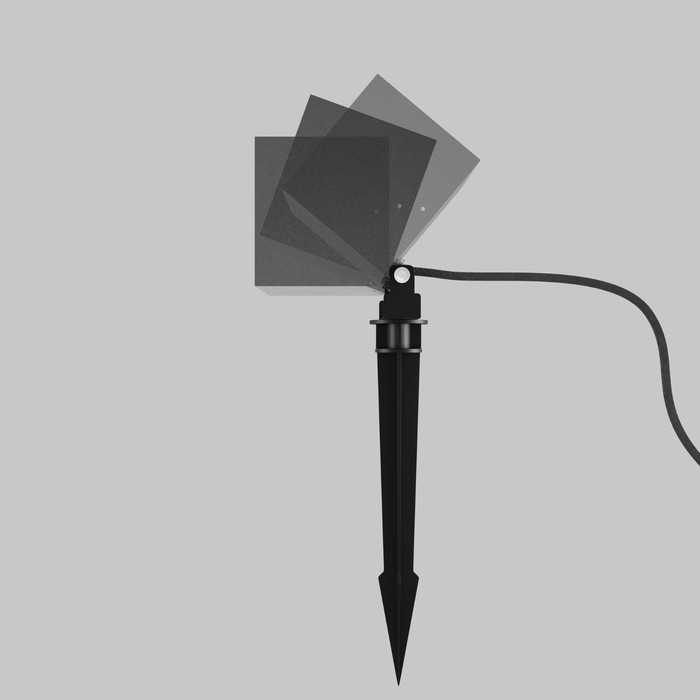 Светильник ландшафтный Outdoor O309FL-L8B3K, 8Вт, 8х9,5х30,5 см, LED, 500Лм, 3000К, цвет чёрный - фото 1928539129