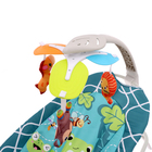 Музыкальная кресло-качалка для новорожденных, цвет бирюзовый - Фото 6