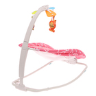 Музыкальное кресло-качалка для новорожденных, цвет розовый - фото 4502457