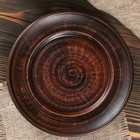 Тарелка, гладкая, красная глина, 21 см - Фото 3