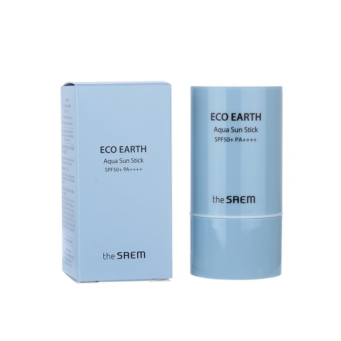 Бальзам для лица солнцезащитный Eco Earth Aqua Sun Stick, SPF50+, PA++++ - Фото 1