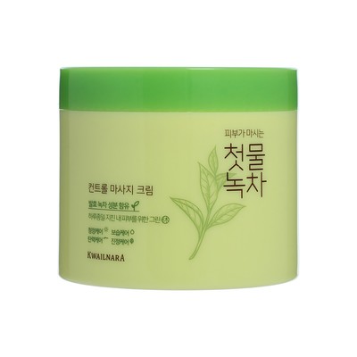 Крем для лица Welcos Green Tea Control Massage Cream, 300 г