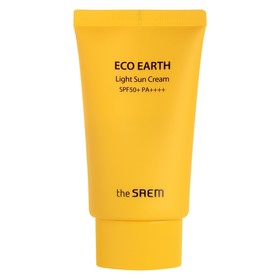 Крем для лица солнцезащитный Eco Earth Light Sun Cream SPF 50+ PA++++, 50 гр 10086574