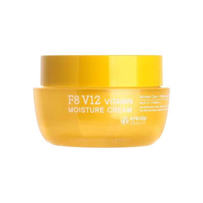 Крем для лица Eyenlip F8 V12 Vitamin Moisture Cream, увлажняющий, витаминный, 50 г - Фото 1