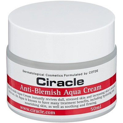 Крем для лица Ciracle Anti Blemish Aqua Cream, увлажняющий, для проблемной кожи, 50 мл