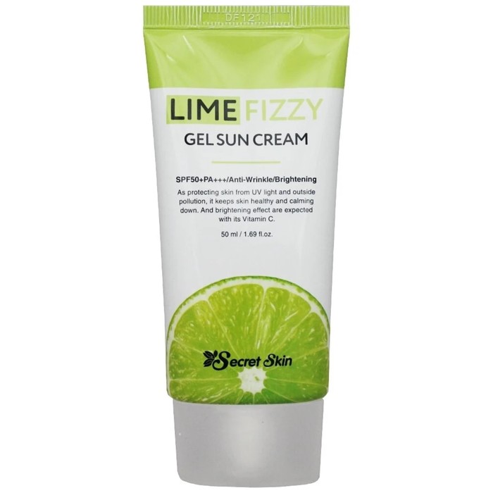 Крем для лица солнцезащитный Secret Skin Lime Fizzy Gel Sun Cream SPF50+, Pa+++, 50 мл - Фото 1