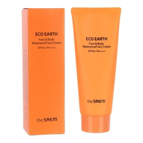 Крем солнцезащитный для лица и тела водостойкий Eco Earth Face&Body SPF 50+ PA++++, 100 мл   1008665 10086658