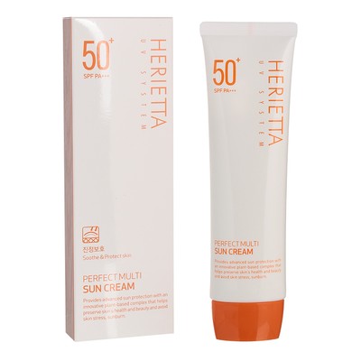 Крем солнцезащитный для лица Herietta Perfect Multi Sun Cream SPF50 + PA +++, 90 гр