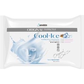 Маска альгинатная Anskin Cool-Ice Modeling Mask, успокаивающая, с охлаждающим эффектом, 240 г