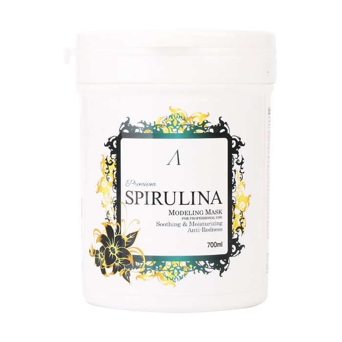 

Маска альгинатная Anskin Spirulina Modeling Mask, увлажняющая, успокаивающая, 700 мл