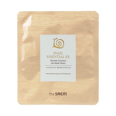 Маска для лица антивозрастная Snail Essential EX Wrinkle Solution Gel Mask Sheet 28гр